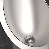 thumbnail of Urinoir Global-Aqua LUX 4560SS Zwart zonder sensor