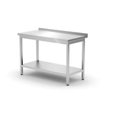 thumbnail of Hendi Arbeitstisch Kitchen Line mit Aufkantung und Grundboden  1200x600x850mm