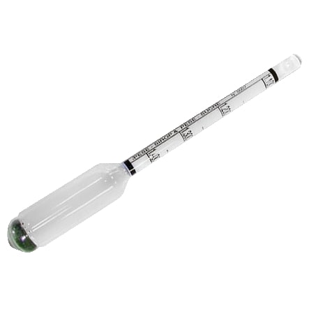 Densimetro per sciroppo in vetro