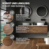 thumbnail of ML-Design PVC Bodenbelag Click Vinyl 4,62 m² 21 Dielen 122x18x0,42 cm Outtrigger Eiche Braun Holzoptik Wasserfest Rutschfest