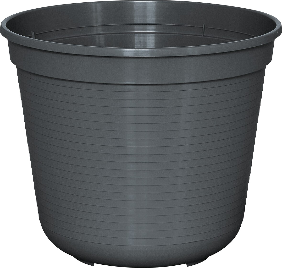 Geli Blumentopf Standard Ø 28 cm Anthrazit Kunststoff 8.5 Liter