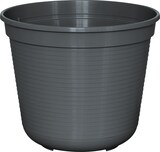 thumbnail of Geli Blumentopf Standard Ø 28 cm Anthrazit Kunststoff 8.5 Liter