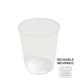 thumbnail of 250 MEHRWEG Schnapsbecher 2cl Plastik transparent unzerbrechlich
