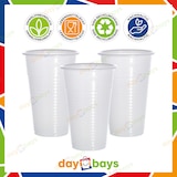 thumbnail of DayBays 1000 Stk. Trinkbecher 200ml Ø7cm Plastikbecher 0,2L weiß PP