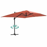thumbnail of Parasol 4x3m 360° incl. + 4 losetas para llenar, terracota