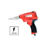 thumbnail of Pistolet à souder 200W- 230V Kit complet avec mallette, 2 pannes, pâte à souder, bobine d'étain Réglage 3 puissances KEMPER