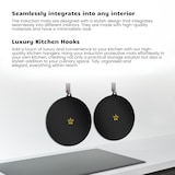 thumbnail of Induction Kings® Inductie Beschermers, 4 Matten + 2 Luxe Keukenhangers