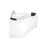 thumbnail of Whirlpool Pool Badewanne Eckwanne Wanne W02 135x135cm mit Farblichtherapie