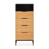 thumbnail of Commode haute Nieve 4 tiroirs couleur Chêne