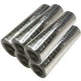 thumbnail of 5 Glitzer Luftschlangen silber metallic
