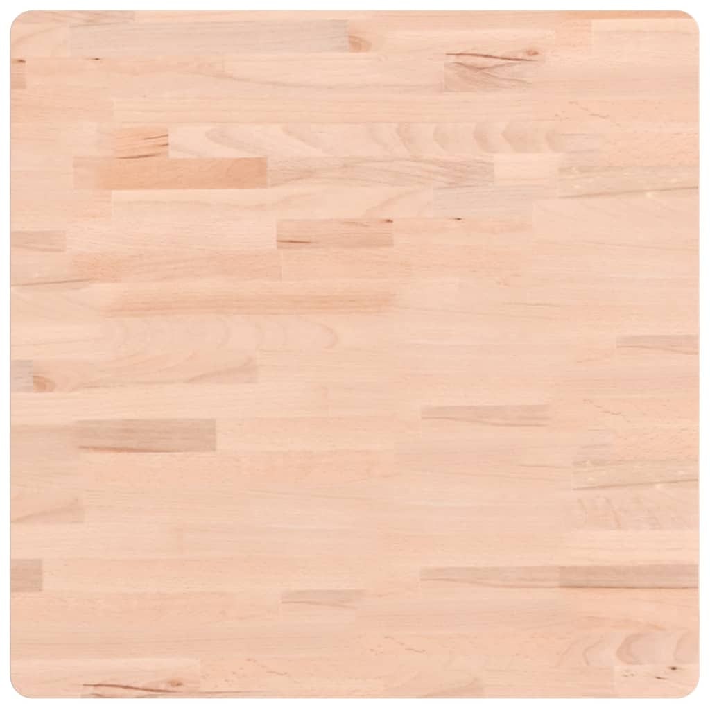 vidaXL Tafelblad vierkant 60x60x2,5 cm massief beukenhout
