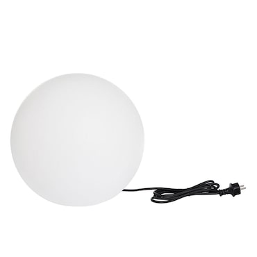 Lumisky Bola de luz BOBBY de 60 cm com alimentação elétrica Polietileno Branco