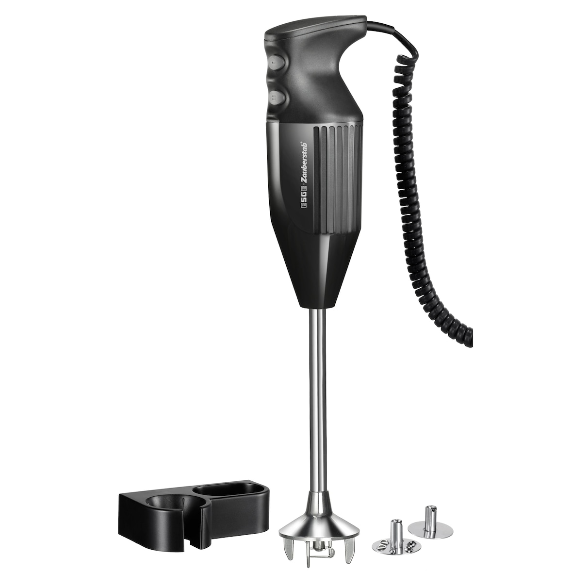 ESGE-Zauberstab 90855 Gasto Profi 2000, Stabmixer, Pürierstab mit Zubehör, bis 17.000 U/Min, schwarz