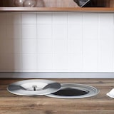 thumbnail of WellHome - Cubo de basura integrable en encimeras, con tapa en acero inoxidable de 5L Negro