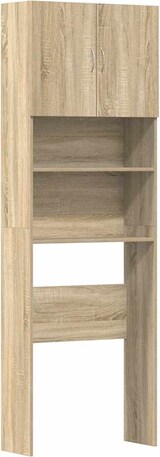 thumbnail of vidaXL Waschmaschinenregal Sonoma-Eiche 64x24x190 cm Holzwerkstoff