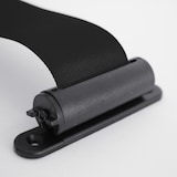 thumbnail of Enrouleur mural chromé sangle noire 5 m