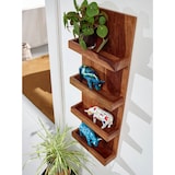 thumbnail of Wandregal 30x80x10 cm Sheesham Massivholz Hängeregal Modern Schwebend, Großes Design Schweberegal, Regal Hängend Wohnzimmer, Bücherregal