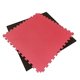 thumbnail of Arquiservi - Tapete Tatami Puzzle 1x1x20mm Vermelho-Preto (Lote 20Unid) Antiderrapante, yoga, pilates.