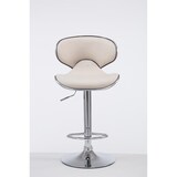 thumbnail of Banco de bar Las Vegas V2 em tecido creme/cromo