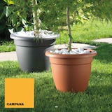 thumbnail of ArtPlast - Glockenförmiger Blumentopf 12,9L Ø35x28 cm in Farbe Terrakotta - CAMPANA-Kollektion