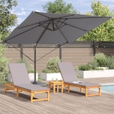 thumbnail of vidaXL Cantilever Roma Sonnenschirm Anthrazit 286x285x265 cm aus Aluminium