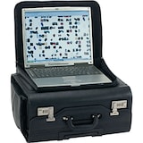 thumbnail of Alassio Pilotenkoffer SAN REMO mit Laptopfach und Trolleysystem schwarz Lederimitat 45030