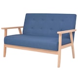 thumbnail of vidaXL 2-Sitzer-Sofa Stoff Blau