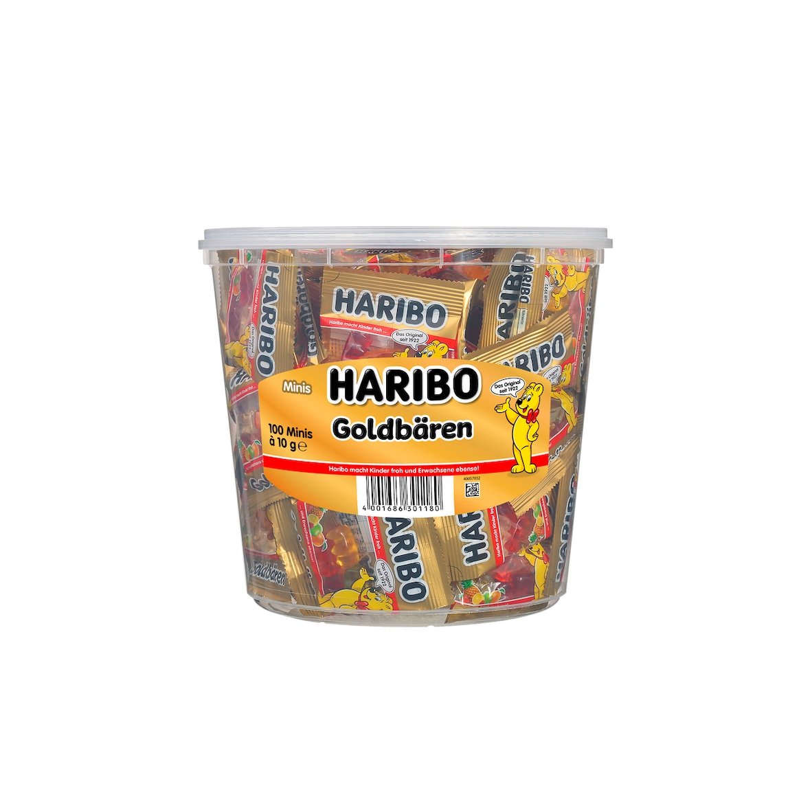 Haribo Goldbären 100 Minibeutel  (1 kg)
