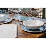thumbnail of ADRIER - 68-GNMP13-BLUSLS - Pack de 12 uds - PLATO RECTANGULAR de Melamina - Colección SALSA - 32,5 x 17,5 cm - AZUL