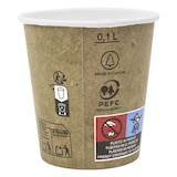 thumbnail of MONOUSO - Copo de Cartão Kraft 4Oz/120 ml Ø6,2cm (80 Uds)