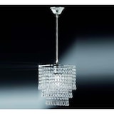 thumbnail of Reality|Luminária pendente trio, D=25cm, H=35cm ~ cromado/claro