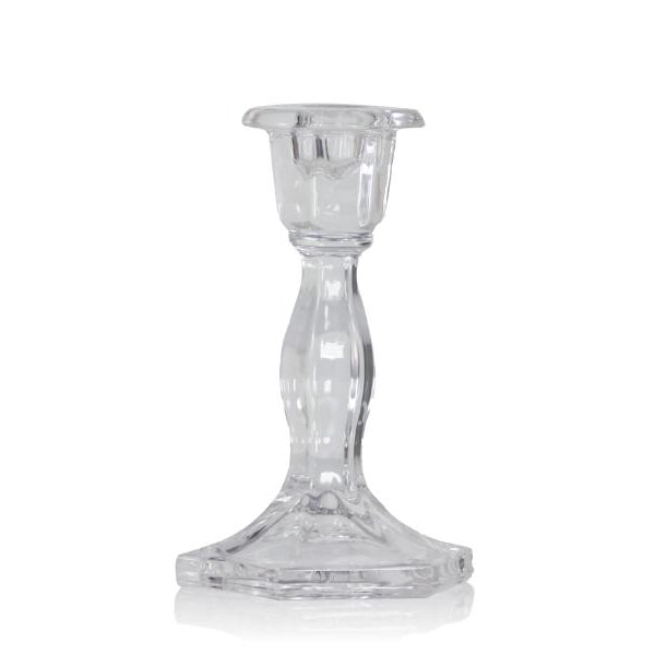 Kerzenleuchter für konische Kerzen, Glas 153 x 60 mm