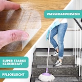 thumbnail of KARAT Antirutschstreifen für Treppe Stufenmatte Selbstklebend inkl. Montageroller Henri 10 x 60 cm 15 Stück