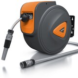 thumbnail of Brandson 20 m Schlauchtrommel - Gartenschlauch - automatisch einziehbar - Schlauchdurchmesser 13 mm - 180 Grad drehbar - kompatibel mit Gardena