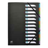 thumbnail of Trieur Memphis A4 12 positions 1-12, en polypro coloris noir
