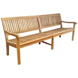 thumbnail of XXL Premium Teak Gartenbank Sitzbank Holzbank Teakbank Parkbank nachhaltig 200cm : 200 cm