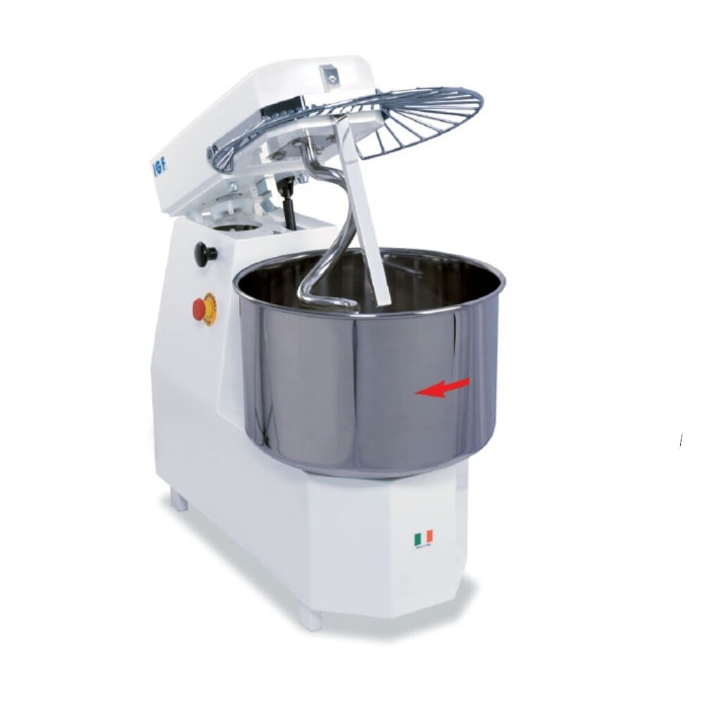 Impastatrice a Spirale IGF S38 Capacità 40 lt Testa Soll.
