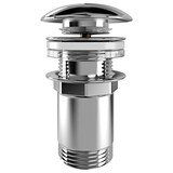 thumbnail of Piletta Click-Clack Universale 6.6 Cm In Ottone Cromato Compatibile Con Lavabo E Bidet Con O Senza Troppopieno Design Moderno E Apertura A Pressione