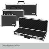 thumbnail of HMF 14433-02 Alu Transportkoffer, 62 x 26 x 12 cm, Schwarz