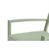 thumbnail of METRO PROFESSIONAL Stapelstoel met armleuningen, incl. kussen, aluminium/polyester, olijfgroen