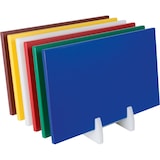 thumbnail of Tabla de cortar polietileno con gomas antideslizantes blanco