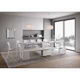 thumbnail of Ausziehbare Konsole 90x42/302 cm Evolve White Ash mit unterer Bank