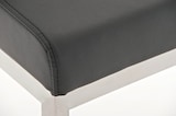 thumbnail of Décoshop26 - Set aus 2 modernen Barhockern mit Edelstahlgestell und schwarzem PVC-Sitz 10_0004384