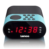thumbnail of Lenco CR-07 Blue - FM-Radiowecker mit Sleeptimer und doppeltem Alarm - Blau