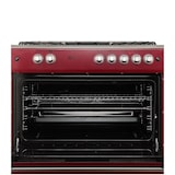 thumbnail of Solthermic Cocina Gas Roja Estilo Retro 90x60 Con Horno Panoramico F9l50g2