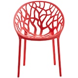 thumbnail of CLP 2 delige set tuinstoelen Hope Kunststof HBT: 80x59x60 cm rood