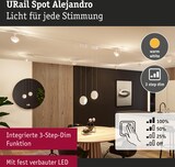 thumbnail of Paulmann URail Schienenspot 3-Step-Dim Alejandro  800lm 10W 3000K dimmbar 230V Signalweiß 94960
