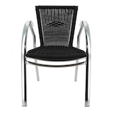 thumbnail of Ligne CHR Fauteuil Mandelieu, aluminium, plastique, noir