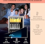 thumbnail of Beersafe 5XL Kühlschrank 147 Liter 3 Böden Panoramaglastür Edelstahl Silber