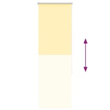 thumbnail of vidaXL Verdunkelungsrollo Gelb 60x150 cm Stoffbreite 55,7 cm Polyester